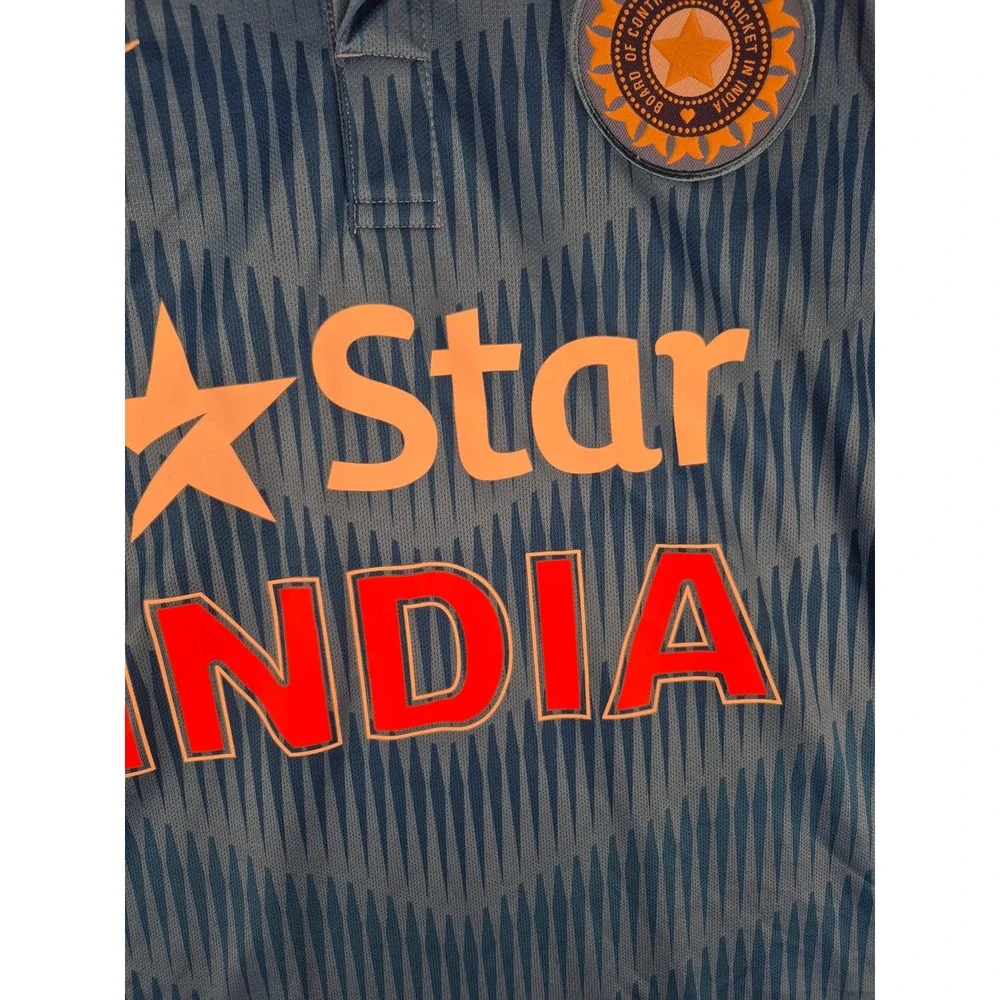 Nike India Cricket‎ Jersey Mens XL Blue Star India Dri-FIT National Team Polo